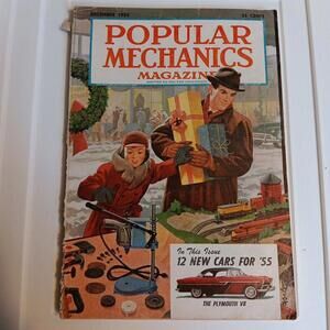 Vintage Popular Mechanics Magazine, December 1954